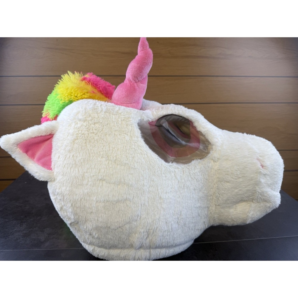 Dan Dee Collector's Choice "Big Greeter Heads" 2017 Unicorn Plush Mask Costume